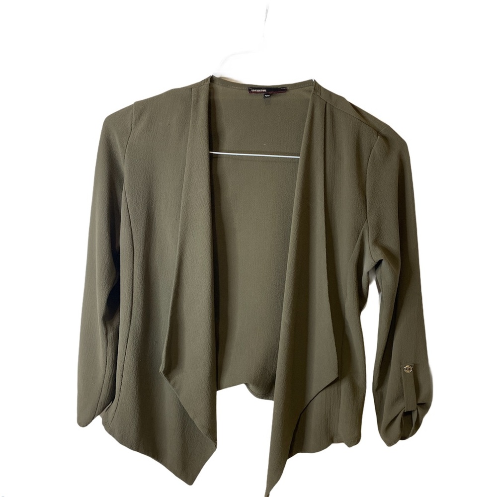 Navy Green Cardigan